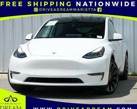 TESLA MODEL Y 2022 7SAYGDEF4NF408497 image
